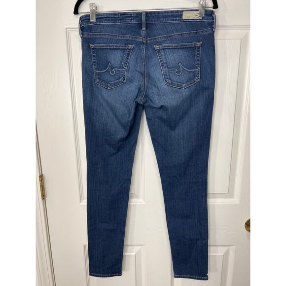 AG Adriano Goldschmied Jeans Super Skinny Dark Wash 28 / 6 Capsule Staple - Picture 3 of 6
